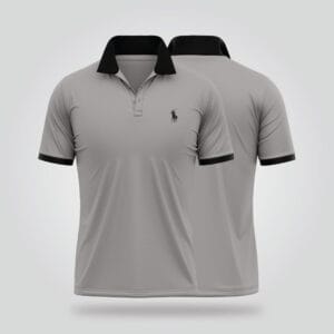 Classic Grey Polo Shirt