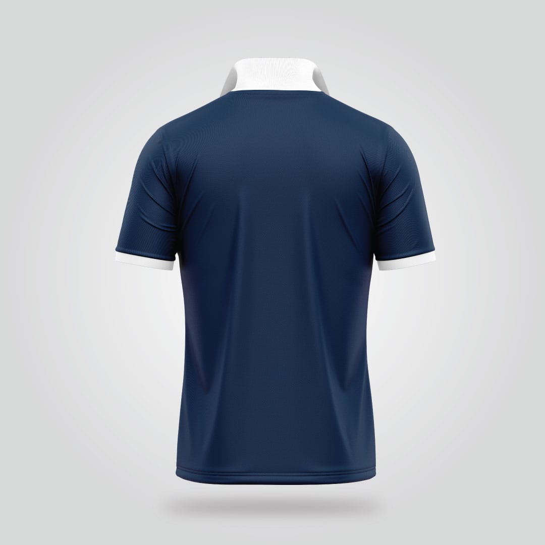 USA Polo Shirt – Navy Blue - Image 3