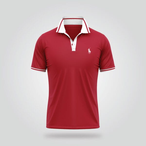 Red Polo Shirt - Image 2