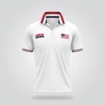 USA Polo Shirt – White