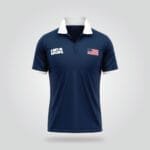 USA Polo Shirt – Navy Blue