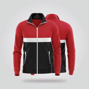 Red Black Track Jacket