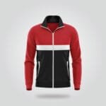 Red Black Track Jacket