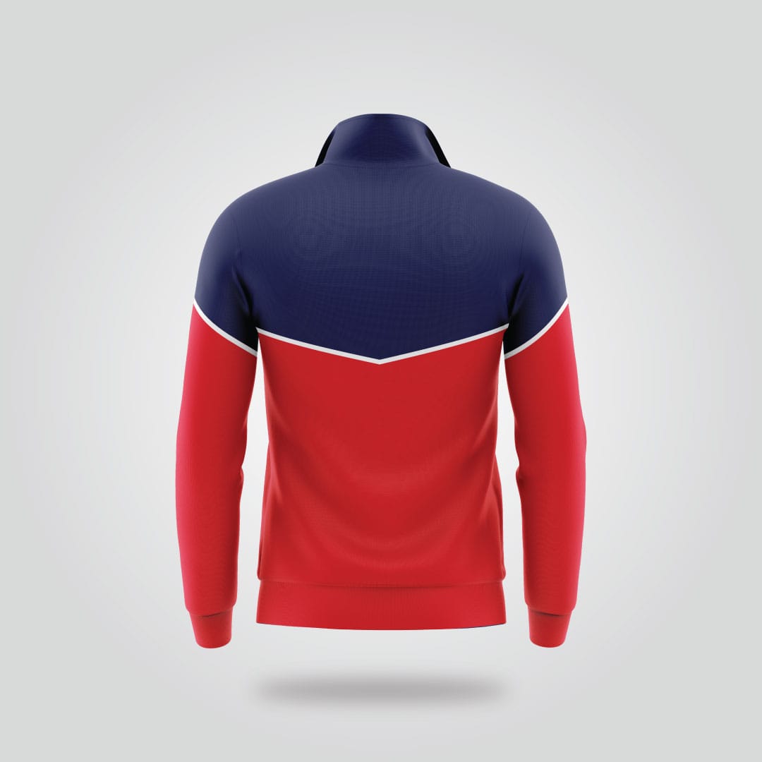 Red Navy Track Jacket - Image 3