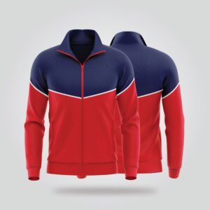 Red Navy Track Jacket