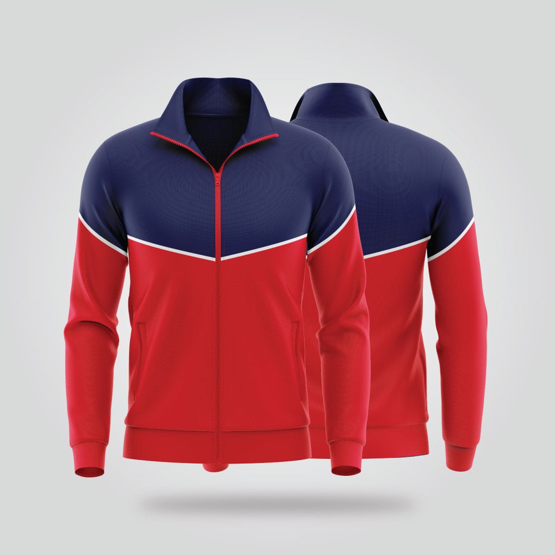 Red Navy Track Jacket