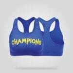 Blue Champions Sports Bra