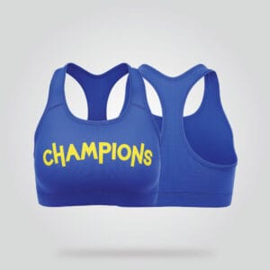 Blue Champions Sports Bra