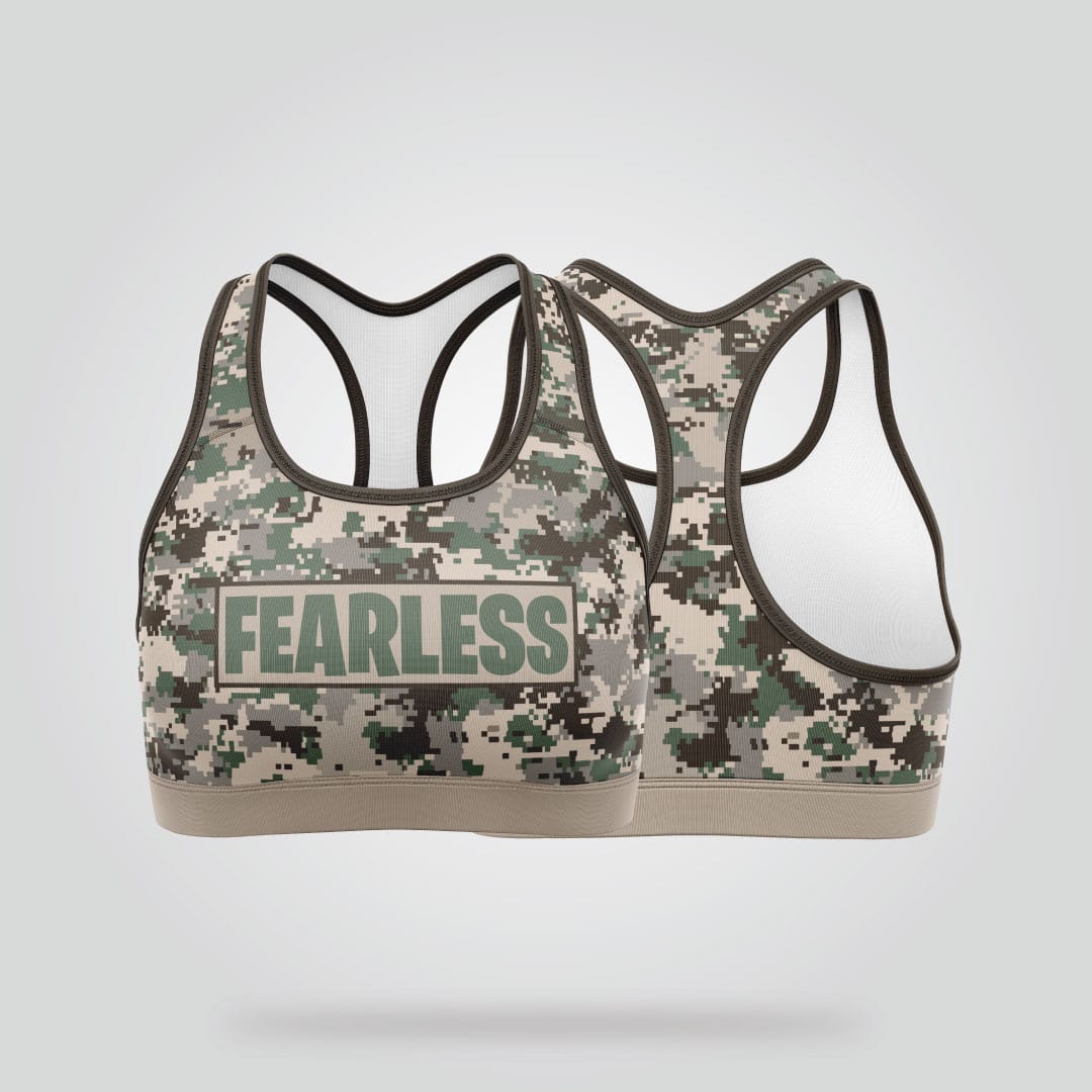 Fearless Camo Sports Bra