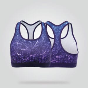 Purple Racerback Sports Bra