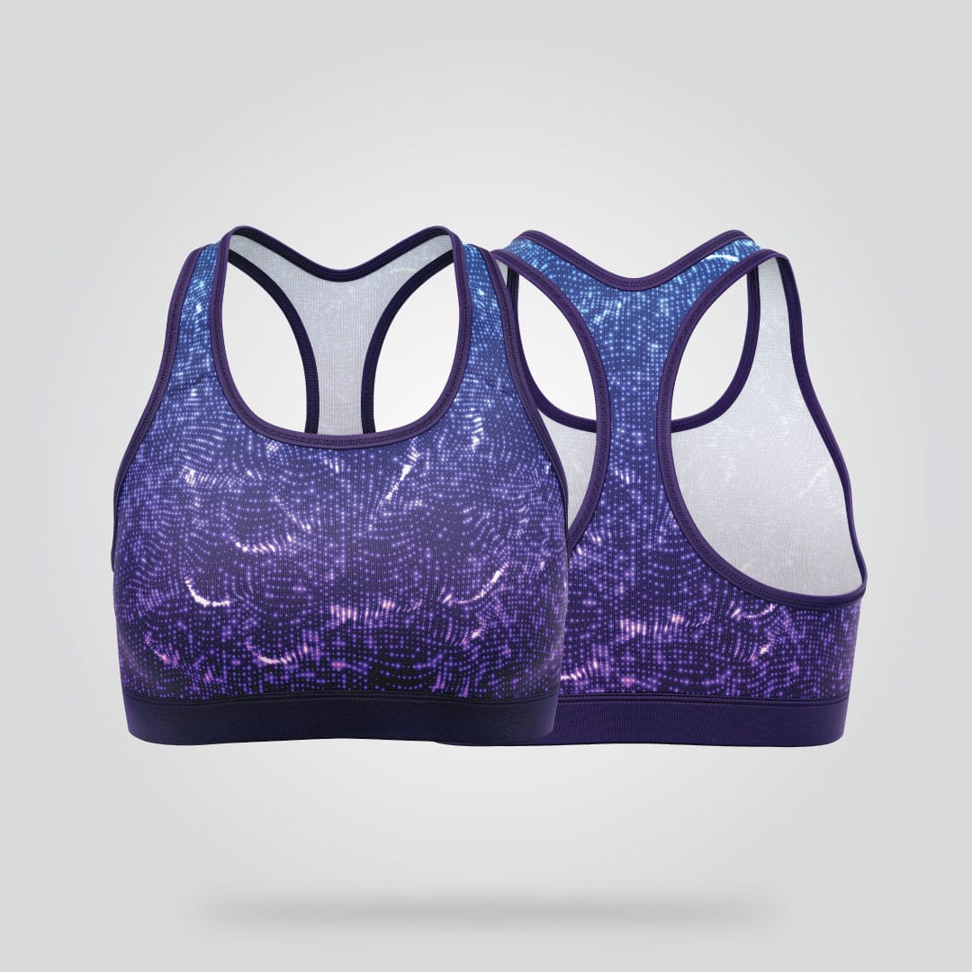 Purple Racerback Sports Bra