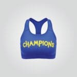 Blue Champions Sports Bra
