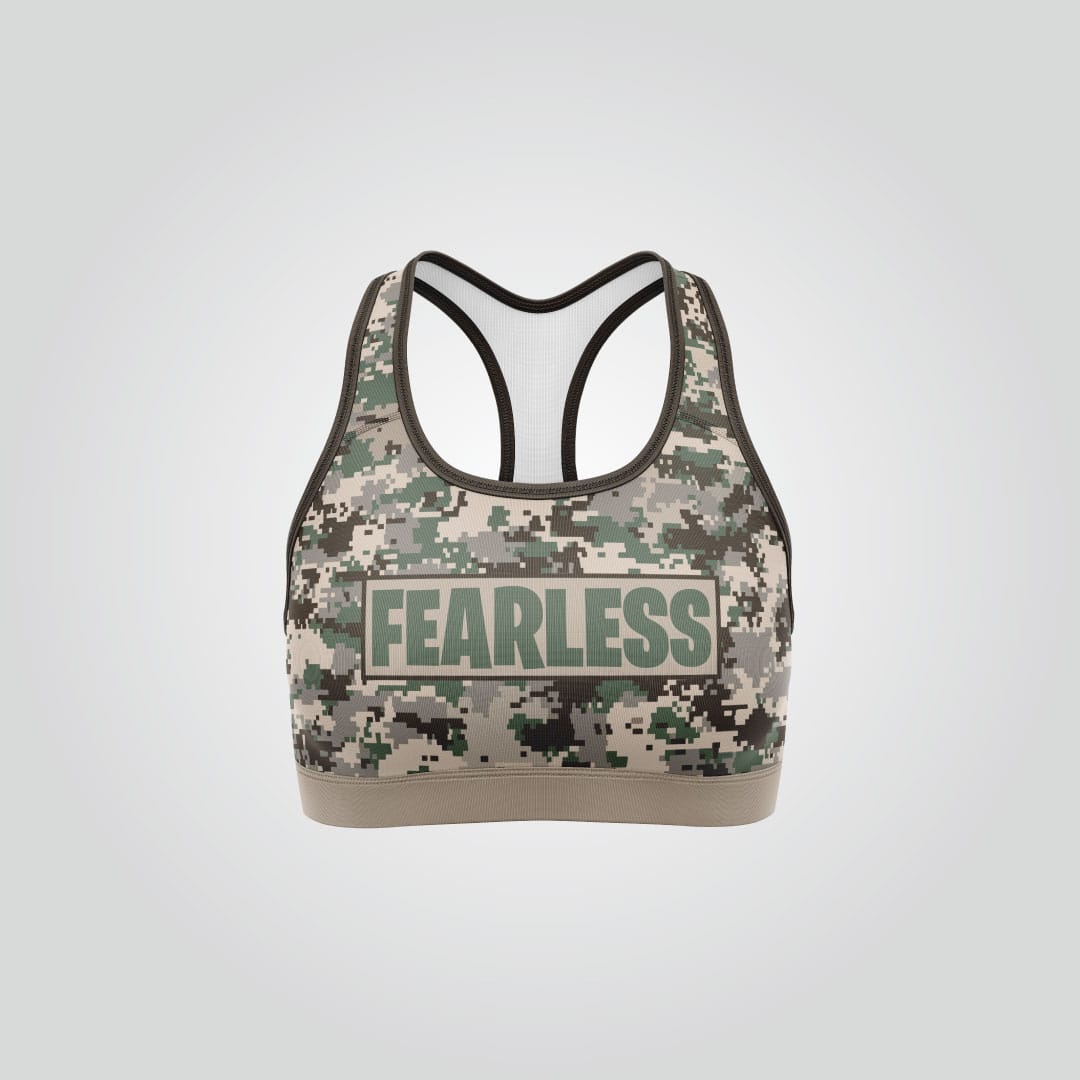Fearless Camo Sports Bra - Image 2