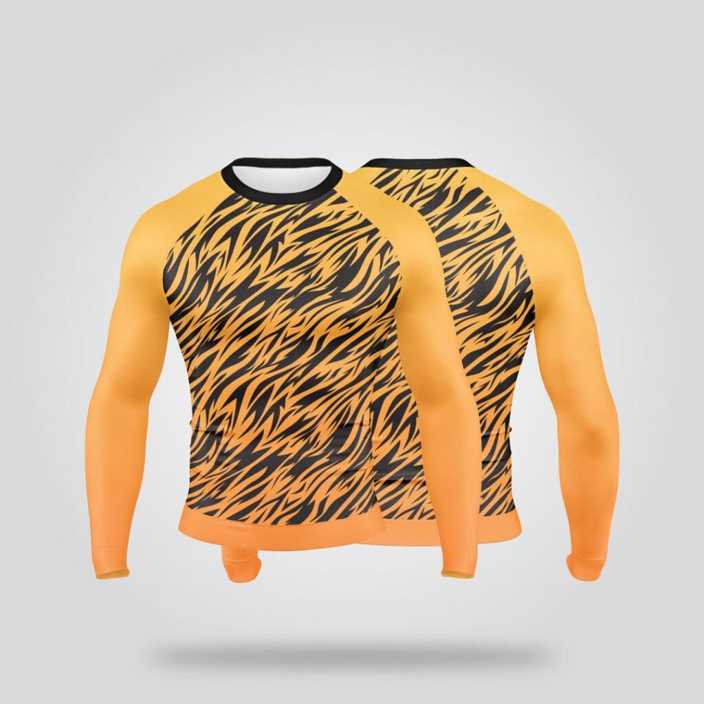 Tiger Print Compression Shirt