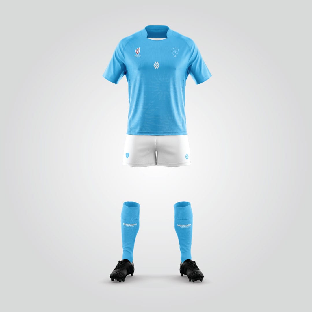 Sky Blue Rugby Uniform - Image 2