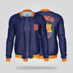 Blue Red Varsity Jacket