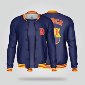 Blue Red Varsity Jacket