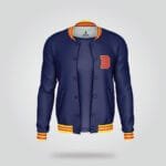 Blue Red Varsity Jacket