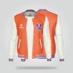 Purple White Varsity Jacket