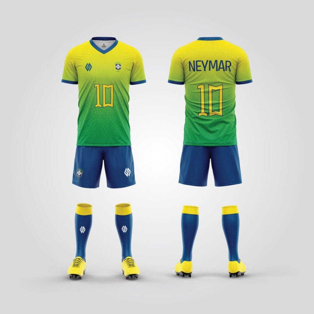 Aurora Brazil Soccer Uniform