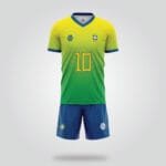 Aurora Brazil Soccer Uniform