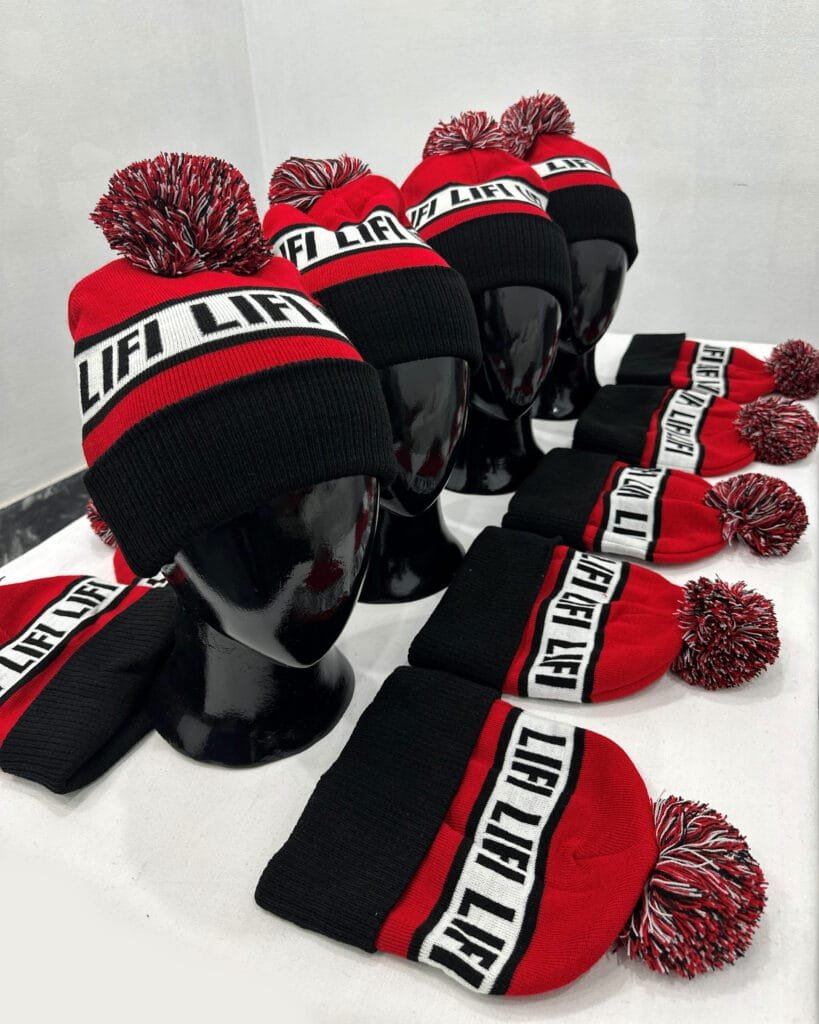 Custom Knitted Pom-Pom Beanies