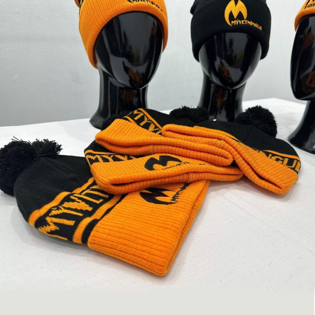 Custom Pom-Pom Beanies