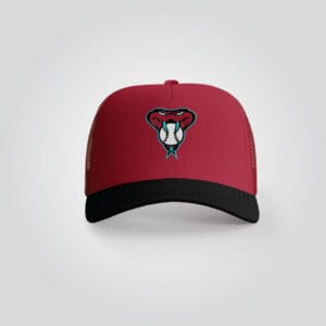 Arizona Diamondbacks Red & Black Trucker Cap