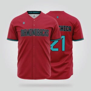 Arizona Diamondbacks Red Baseball Jersey