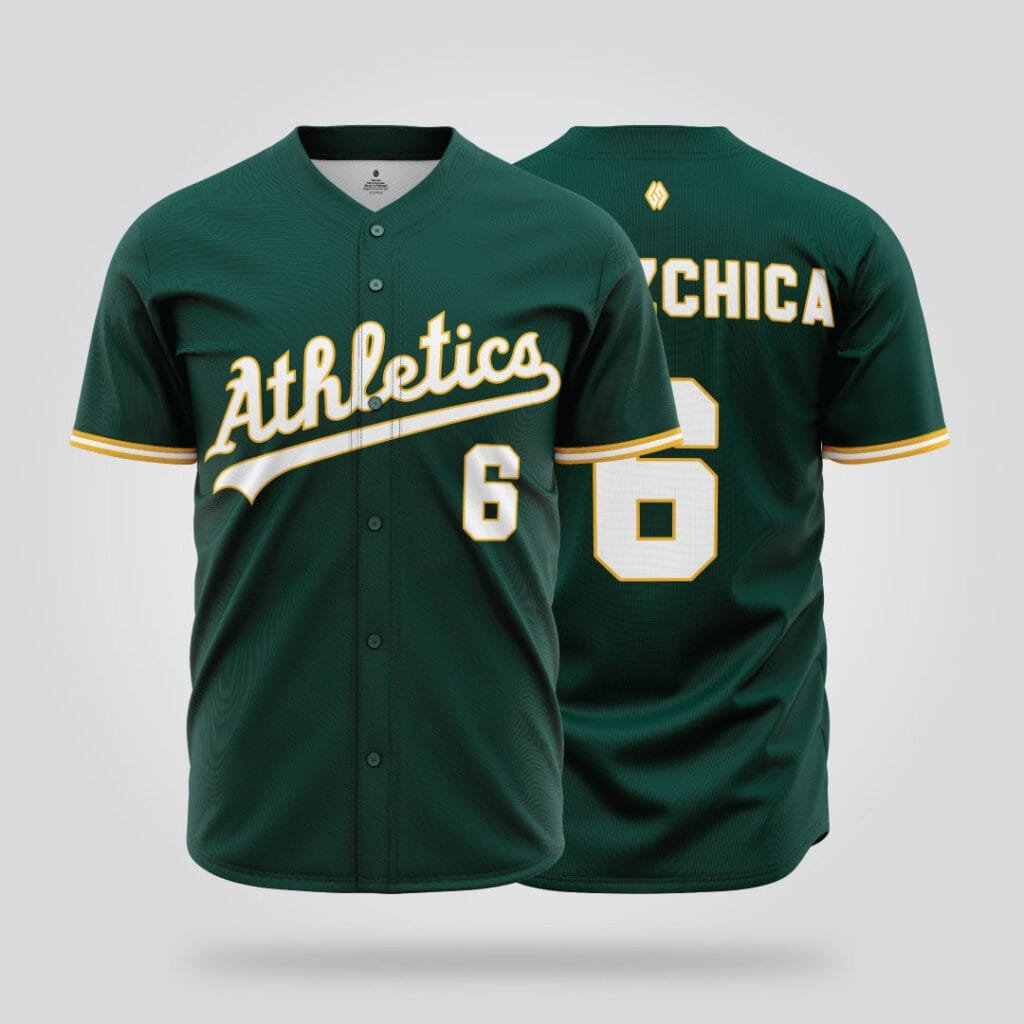 Oakland Athletics Green Baseball Jersey