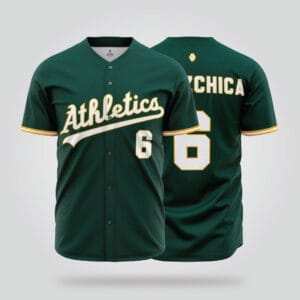 Oakland Athletics Green Baseball Jersey
