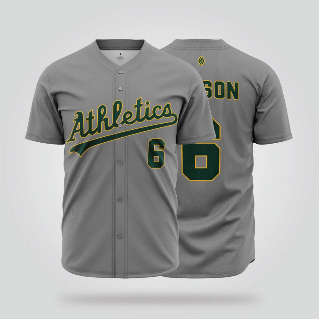 Oakland Athletics Grey Baseball Jersey