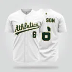 Oakland Athletics White Baseball Jersey
