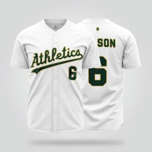Oakland Athletics White Baseball Jersey