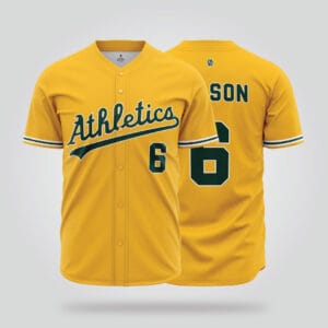 Oakland Athletics Gold Baseball Jersey