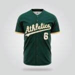 Oakland Athletics Green Baseball Jersey