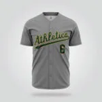 Oakland Athletics Grey Baseball Jersey