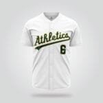 Oakland Athletics White Baseball Jersey