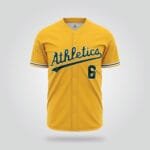 Oakland Athletics Gold Baseball Jersey