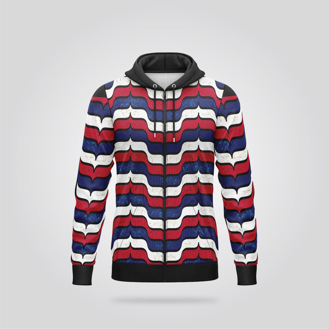 Men's Patriot Wave Hoodie - Image 2