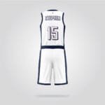 USA Classic White Basketball Uniform