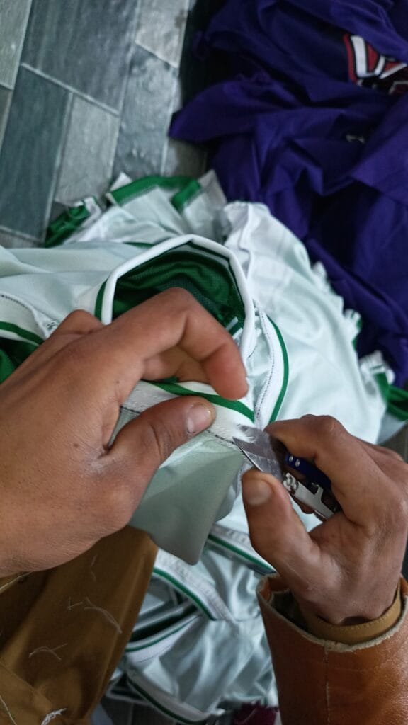 Basketball Uniform Quality Inspection