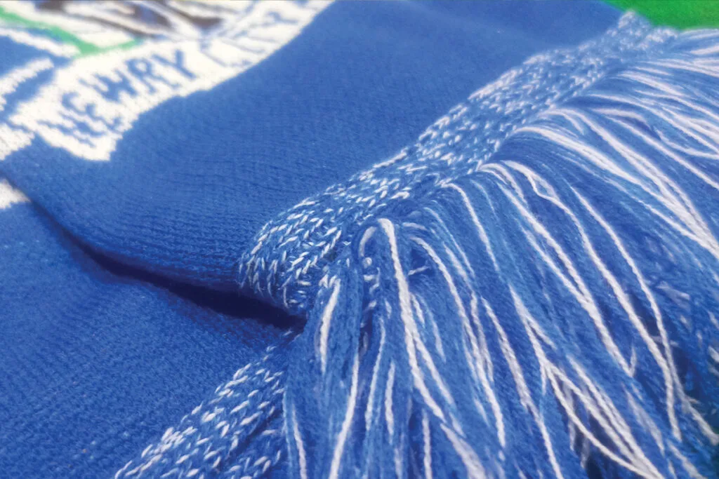 Custom Knitted Sports Scarf