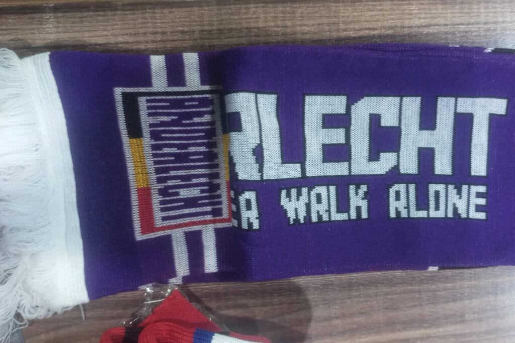 Custom Knitted Supporter Scarf