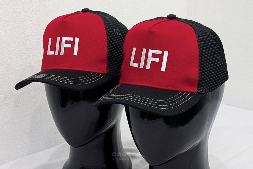 LIFI Custom Red & Black Trucker Caps