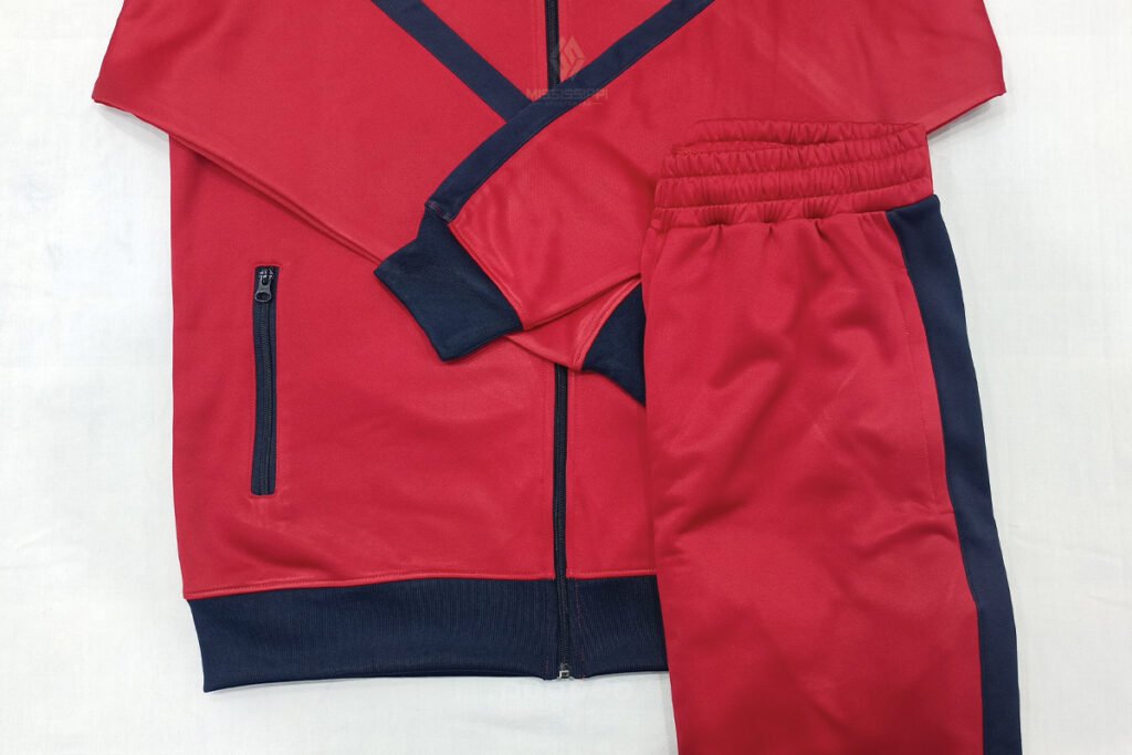 Custom Patriot Red & Navy Tracksuits